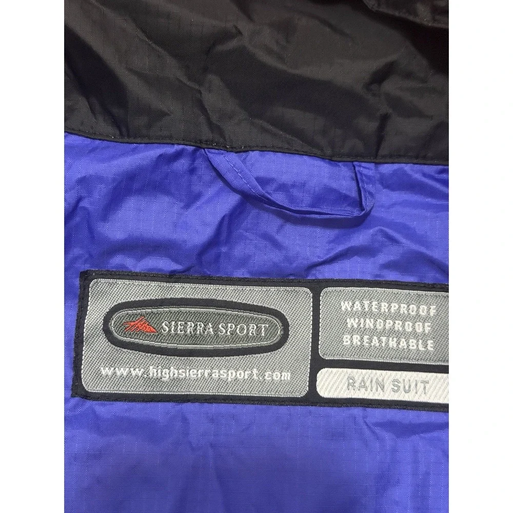 Sierra Sport Rain Suit Mens XL Waterproof Windproof Breathable Jacket Pants Set